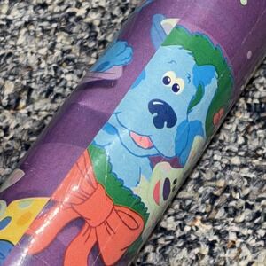 Nickelodeon Blues Room New Christmas Snowflake Gift Wrapping Paper 45 sq ft VTG